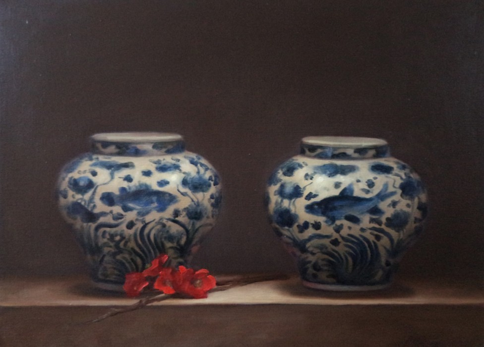 Philip Drummond - Japonica & Vases