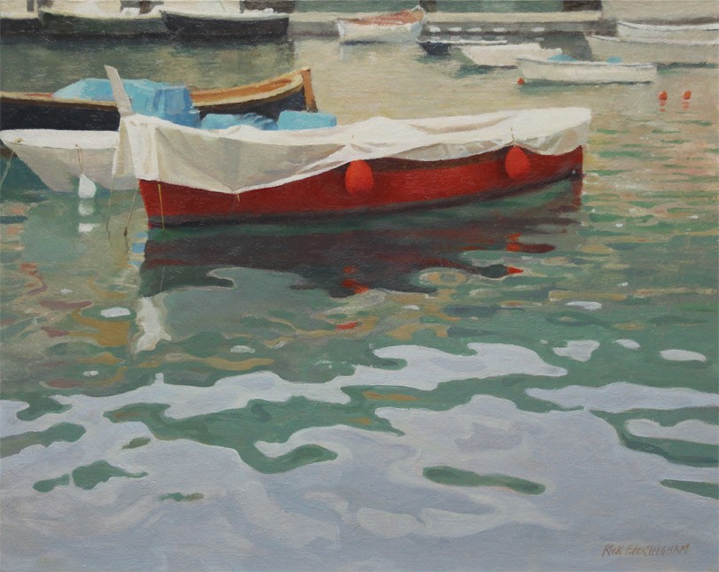 Rick Everingham - Red Boat Reflections