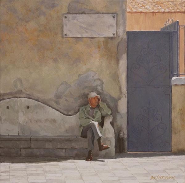 Rick Everingham 'Waiting Taormina Sicily'