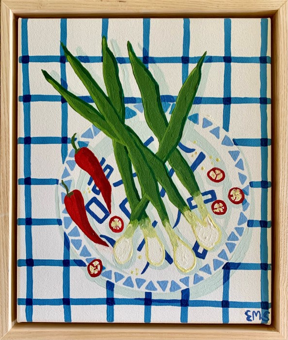 Chillies & Spring Onions 2022 SOLD