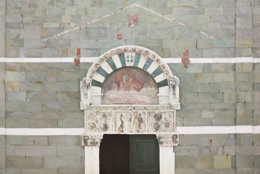 Fresco Doorway - Lucca