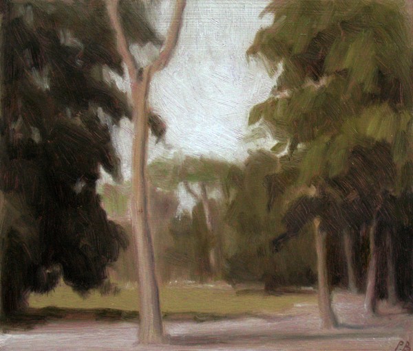 Study for A View of the Park (Borghese Gardens) 2013