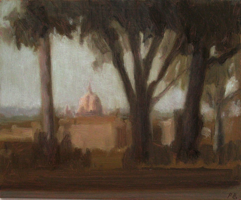 Study for View From the Pincio 2013