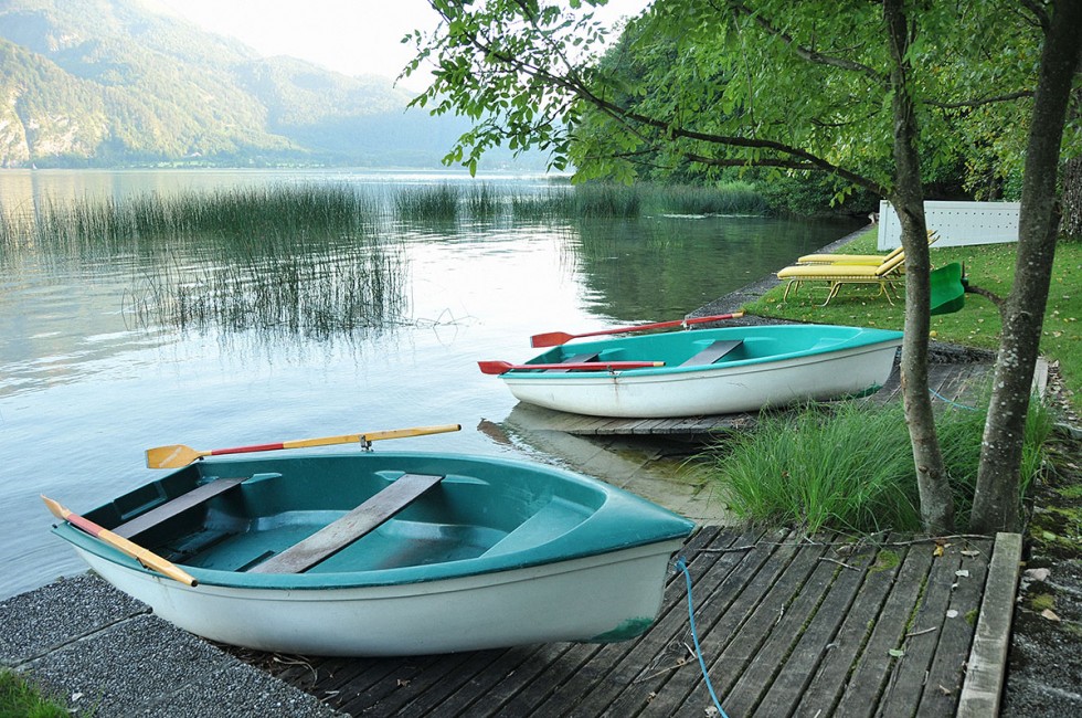 Two Boats, Mondsee, Austria