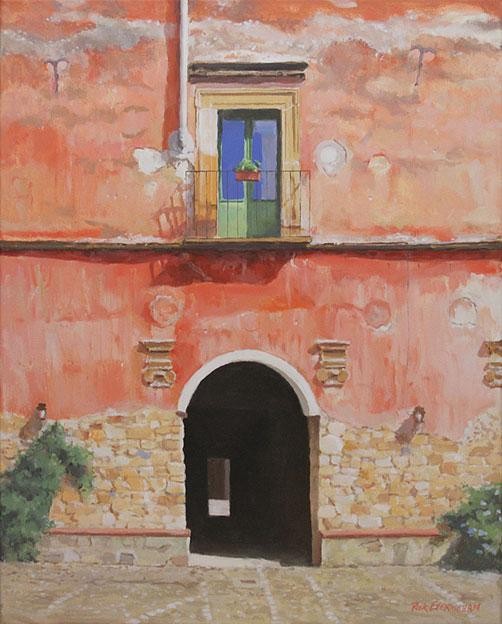 Rick Everingham 'Red wall Sicily'
