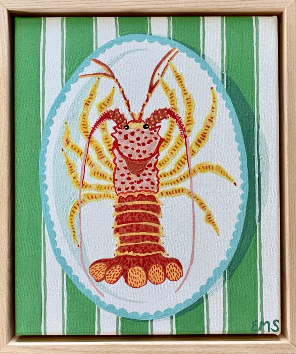 Rock Lobster on Stripe 2021 SOLD