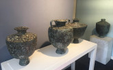 Kelly Brown's urns.